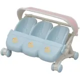 Epoch Sylvanian Families - Прогулочная коляска для троих 5533 — фото 2