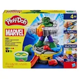 Hasbro Play-Doh x Marvel - Тесто для лепки Халк Smash & Squish + фигурка + аксессуары F9826 — фото 2