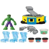 Hasbro Play-Doh x Marvel - Тесто для лепки Халк Smash & Squish + фигурка + аксессуары F9826 — фото 3