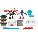 Hasbro Play-Doh Marvel - Битва супергероев + фигурки Человек-паук и Веном F9827 — фото 2