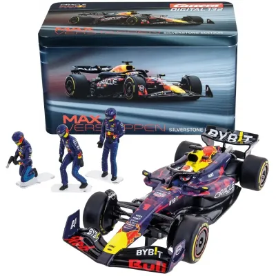 Carrera DIGITAL 132 - Оракул Red Bull Racing RB20 "М. Верстаппен, No.1", Silverstone 2024 + фигурки 32048