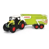 Dickie Farm - Большой трактор с прицепом CLAAS с светом и звуком 64 см 3739004 — фото 3
