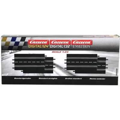 Carrera EVO/DIGITAL 124/132 - Стандартные прямые участки 4x34,5 см 4-PAK 20509