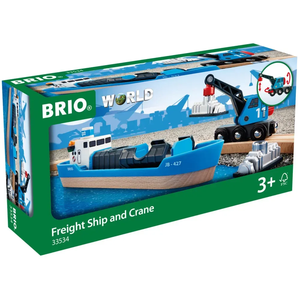 Brio - World Контейнерный корабль с краном 33534