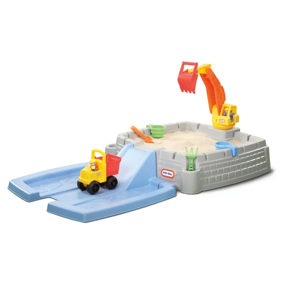 Песочница Little Tikes «Стройплощадка» с экскаватором, арт. 624520