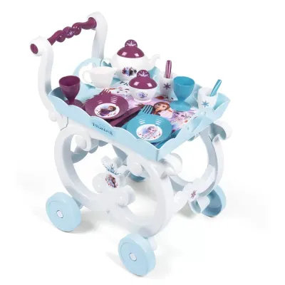 Игровой набор Smoby Холодное сердце 2 сказочная тележка с посудой и подносом, арт. 310517