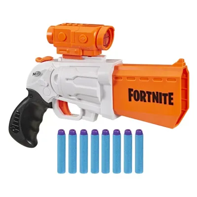 Hasbro Nerf — бластер Fortnite SR с прицелом и 8 стрелами E9391