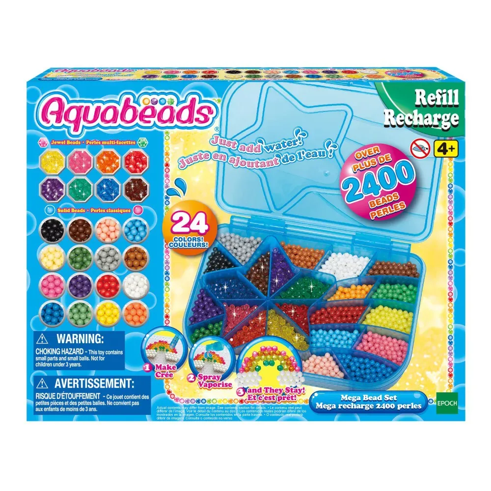 Epoch Aquabeads — большой набор бусин, 2400 деталей 31502