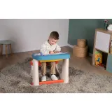 Smoby — столик с доской для рисования, парта со скамьёй и 12 аксессуарами 420224 — фото 7