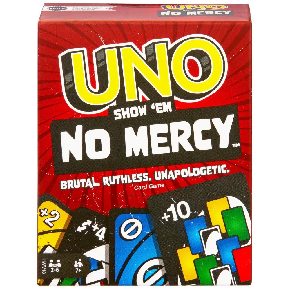 Карточная игра Mattel UNO No Mercy Без пощады HWV18
