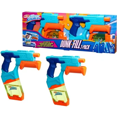Hasbro Водные бластеры Nerf Super Soaker DUNK FILL, 2 шт. G0995