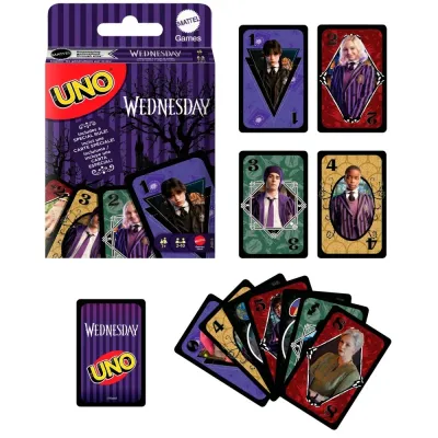 Карточная игра Mattel UNO Wednesday, арт. JHB18