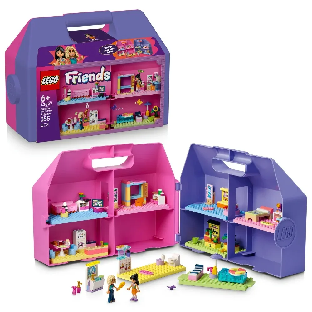 LEGO Friends — креативный чемоданчик с кукольным домиком 42697