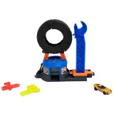Mattel Игровой набор Hot Wheels Автомастерская-колесо с машинкой JHL75 — фото 5
