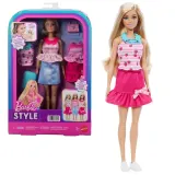 Mattel Кукла Barbie Style блондинка с набором одежды JMH18 — фото 1