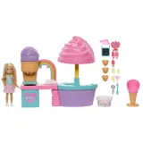 Mattel Игровой набор Barbie Челси Мороженое с куклой JMJ42 — фото 3