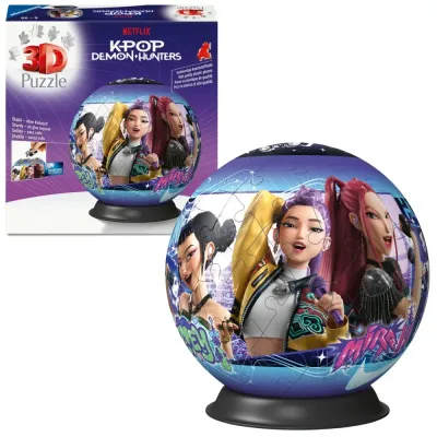Пазл 3D Ravensburger Шар KPop Demon Hunters 72 элемента 028857