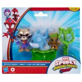 Hasbro Набор фигурок Рокет, Грут и акула Джефф 7,5 см Спайди и его удивительные друзья G3045 — фото 2