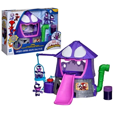Hasbro Фабрика пузырей Веномьюзи с двумя фигурками Спайди и его удивительные друзья G1990