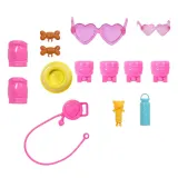 Mattel Barbie Pets — кукла Барби на роликах с собачкой на поводке JMJ45 — фото 5