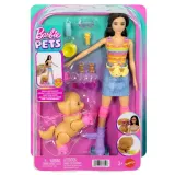 Mattel Barbie Pets — кукла Барби на роликах с собачкой на поводке JMJ45 — фото 7