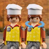 Playmobil City Action — квадроцикл пожарных и киоск с бургерами 72195 — фото 8