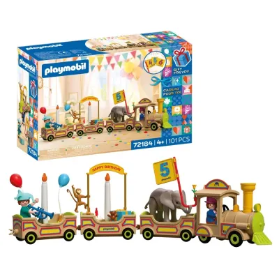 Playmobil — праздничный поезд, подарочный набор 72184