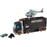 Mattel Matchbox The Movie — транспортёр 2 в 1 «Командный центр» с вертолётом и 2 машинками JJB32 — фото 3