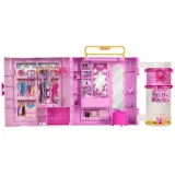 Mattel Barbie — модный шкаф-гардероб с вращением, переносной JJP01 — фото 2