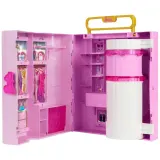 Mattel Barbie — модный шкаф-гардероб с вращением, переносной JJP01 — фото 3