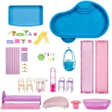 Mattel Barbie — Dreamhouse Дом мечты с бассейном и звуком, 65 деталей JKG84 — фото 5