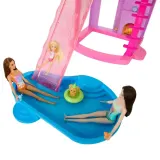 Mattel Barbie — Dreamhouse Дом мечты с бассейном и звуком, 65 деталей JKG84 — фото 7