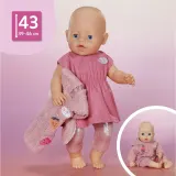 Zapf Creation BABY born — зимнее пальто с платьем для куклы 43 см 840740 — фото 3