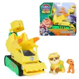 Spin Master Щенячий патруль и динозавры — бульдозер Крепыша Dino Rescue с фигуркой щенка 6075771 — фото 1