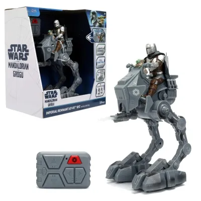 Jada Toys Star Wars — радиоуправляемый робот AT-RT Мандалорец и Грогу 30 см 36975