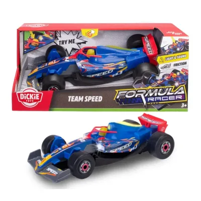 Dickie — гоночный автомобиль Formula Racer 1:24 Team SPEED со светом и звуком 3764037