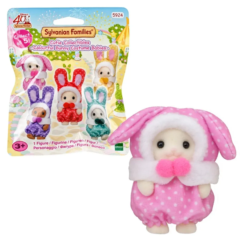 Epoch Sylvanian Families — зверёк в костюме зайчика, фигурка в пакетике-сюрпризе 5924