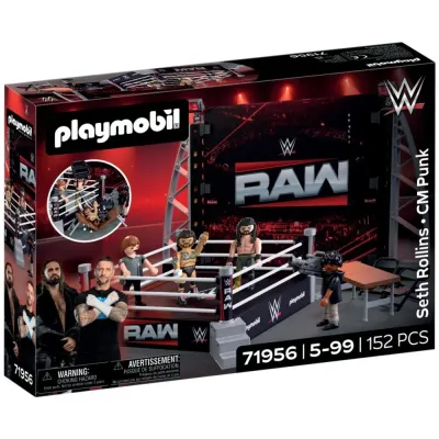 Playmobil WWE — коллекционный набор «Ринг RAW» 71956