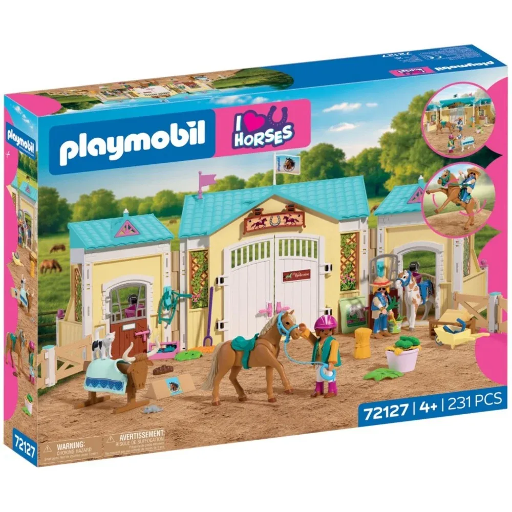 Playmobil I Love Horses — большая конюшня 72127