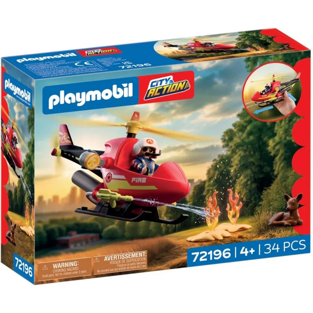 Playmobil City Action — вертолёт пожарной охраны 72196