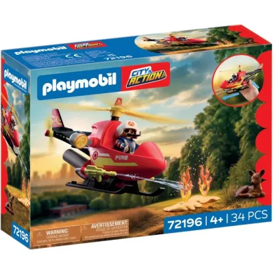 Playmobil City Action — вертолёт пожарной охраны 72196