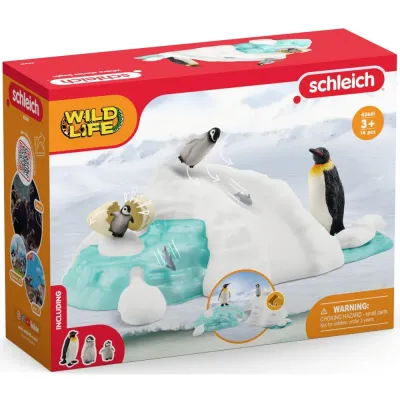 Schleich Wild Life — семья императорских пингвинов 42661