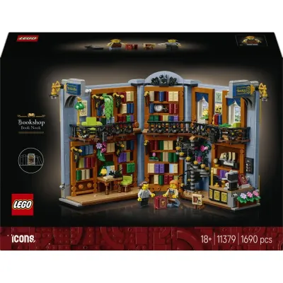 LEGO Icons — книжный уголок: книжный магазин 11379