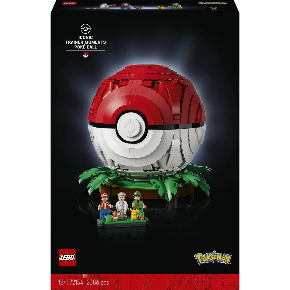 LEGO Pokemon — Культовый покебол с тренерами 72154