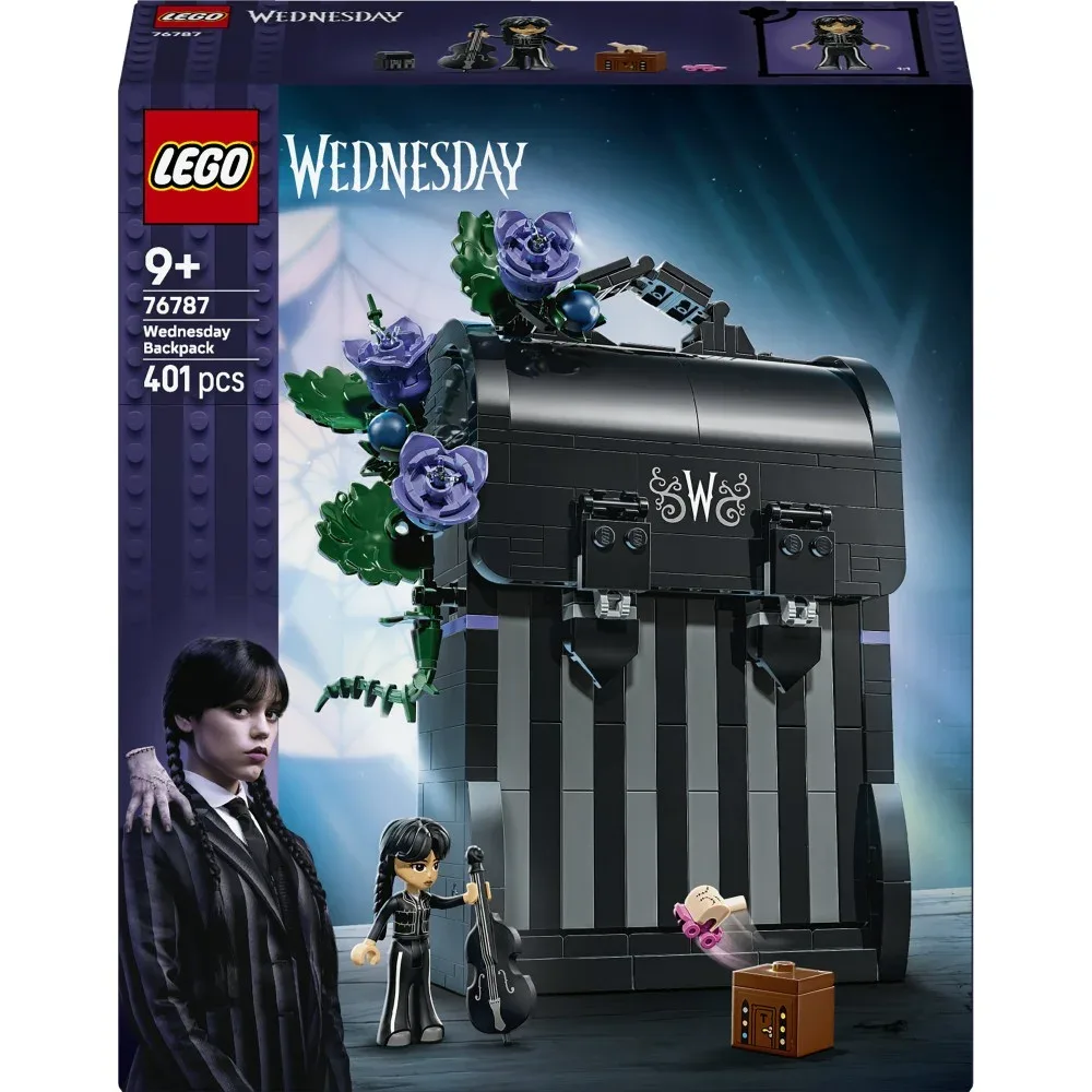LEGO Wednesday — рюкзак Уэнсдей 76787