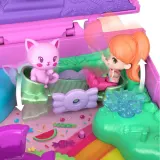Mattel Polly Pocket — котёнок «Жевательная резинка», компактный набор JKC50 — фото 4