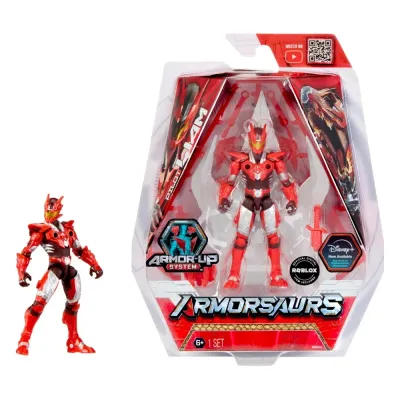 MGA Entertainment ARMORSAURS Armor-Up — фигурка T-Rex Pilot (Лиам Робертс) 9,5 см 552406