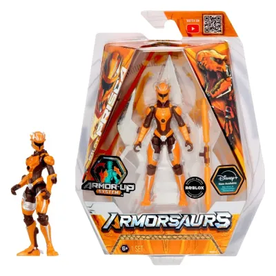 MGA Entertainment ARMORSAURS Armor-Up — фигурка Raptor Pilot (Приска Силва) 9,5 см 552437