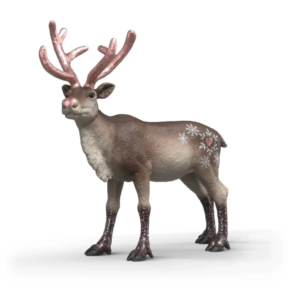 Schleich — рождественский олень цвета розового золота 75004