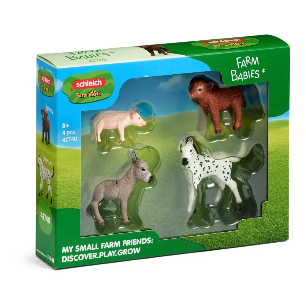 Schleich Farm World — детёныши домашних животных, набор 4 фигурки 42740